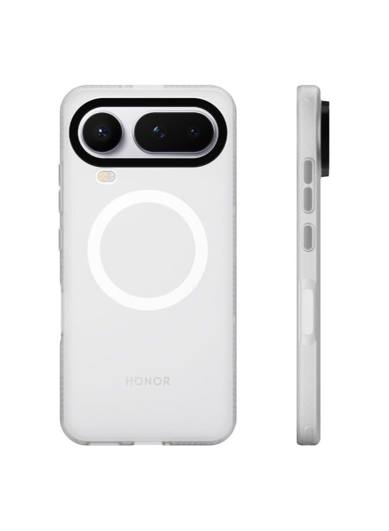 Sandblasted Protective Case Compatible with Honor Magic 8 Pro Air Shockproof and Drop-Resistant Case with Magnetic Attachment Features Built-in Airbag Cushioning at All Four Corners